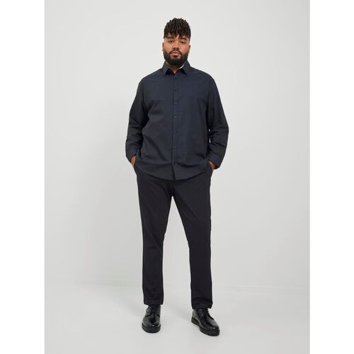 Jack & Jones - 12250503 MARCO JJCOOPER CHINO-BLACK Negro