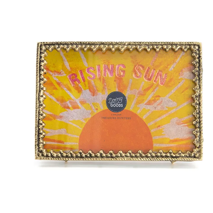 Doing Goods Cadre photo Frame en laiton | Gold