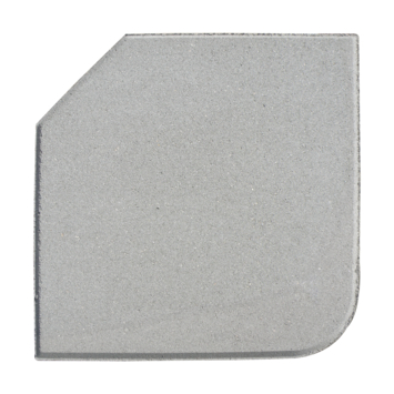 Parasolvoettegel beton vierkant grijs 25 kg