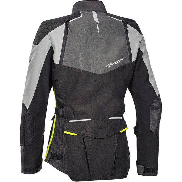 Ixon - Veste femme Balder Lady Noir / Gris / Jaune