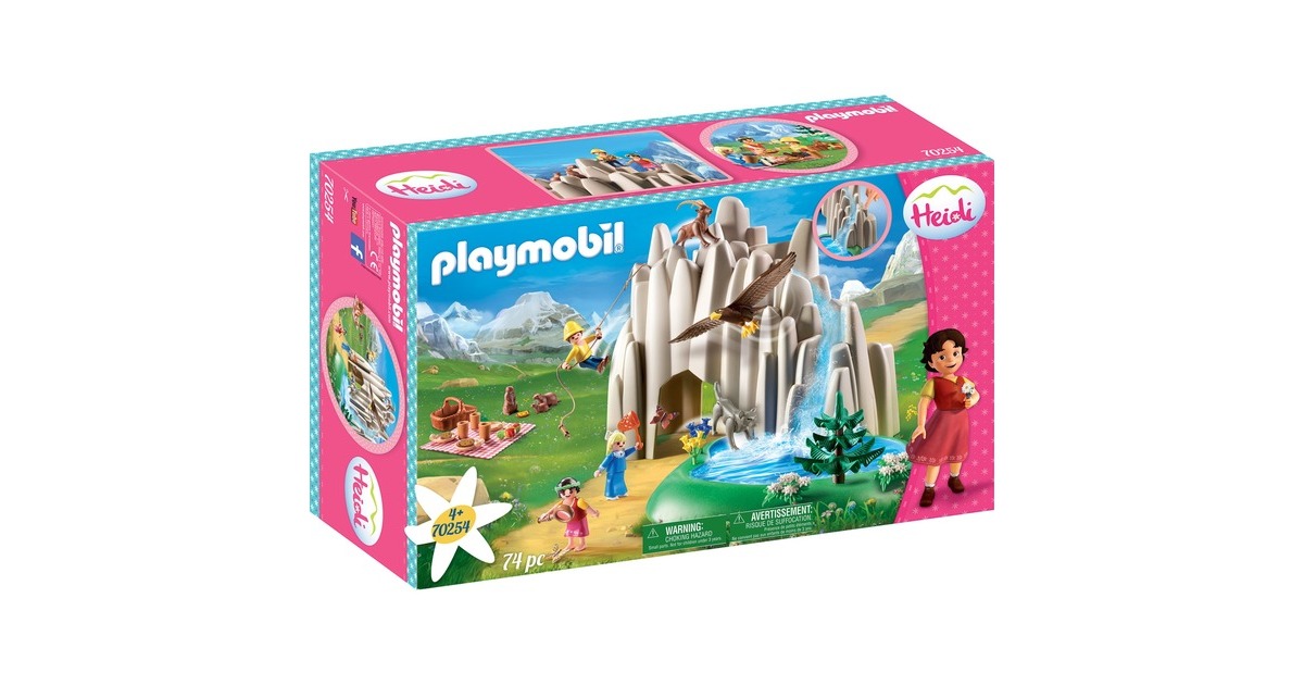 PLAYMOBILHeidi - Heidi, Peter en Clara bij het kristalmeer Constructiespeelgoed  (70254)