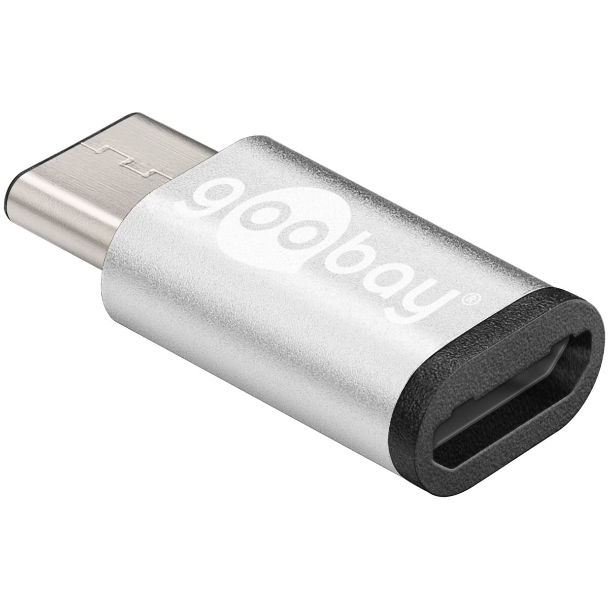 Adapter USB-C™ til USB 2.0 Micro-B, sølv