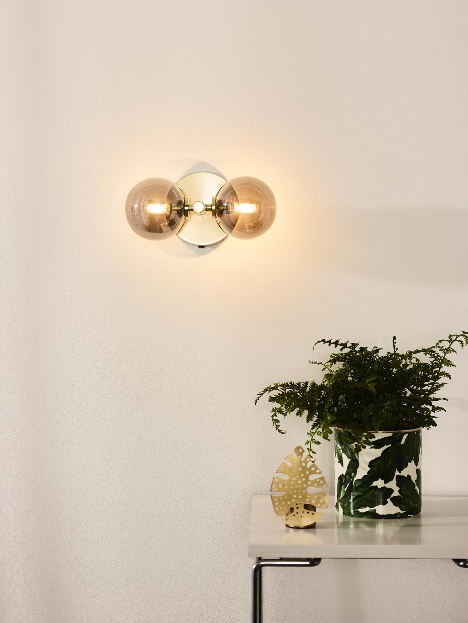 Lucide TYCHO Wandlamp - Mat Goud | Messing