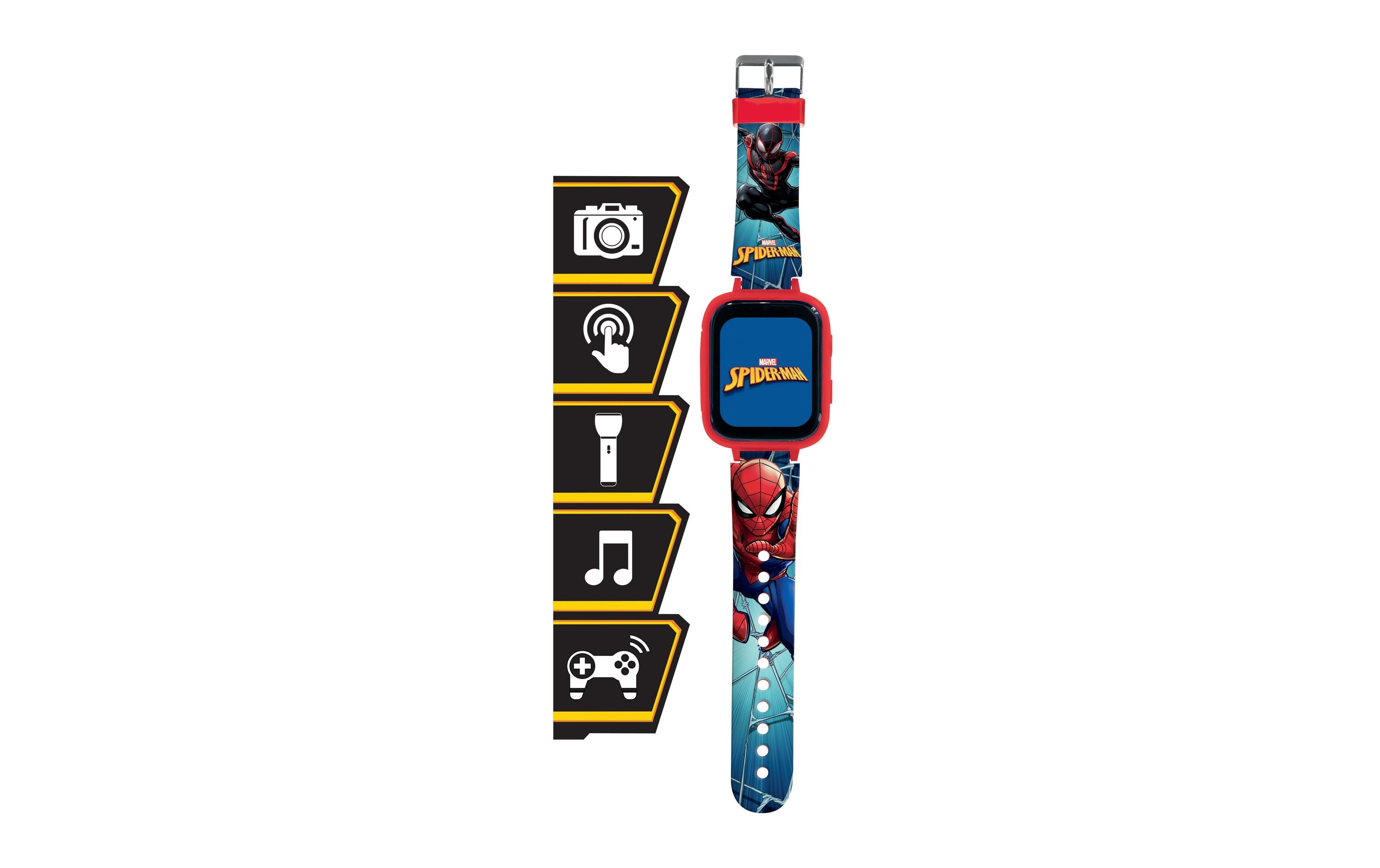 SpiderMan Farbdisplay-Uhr mit KameraDigitaluhr mit 8-GB-Speicherkarte