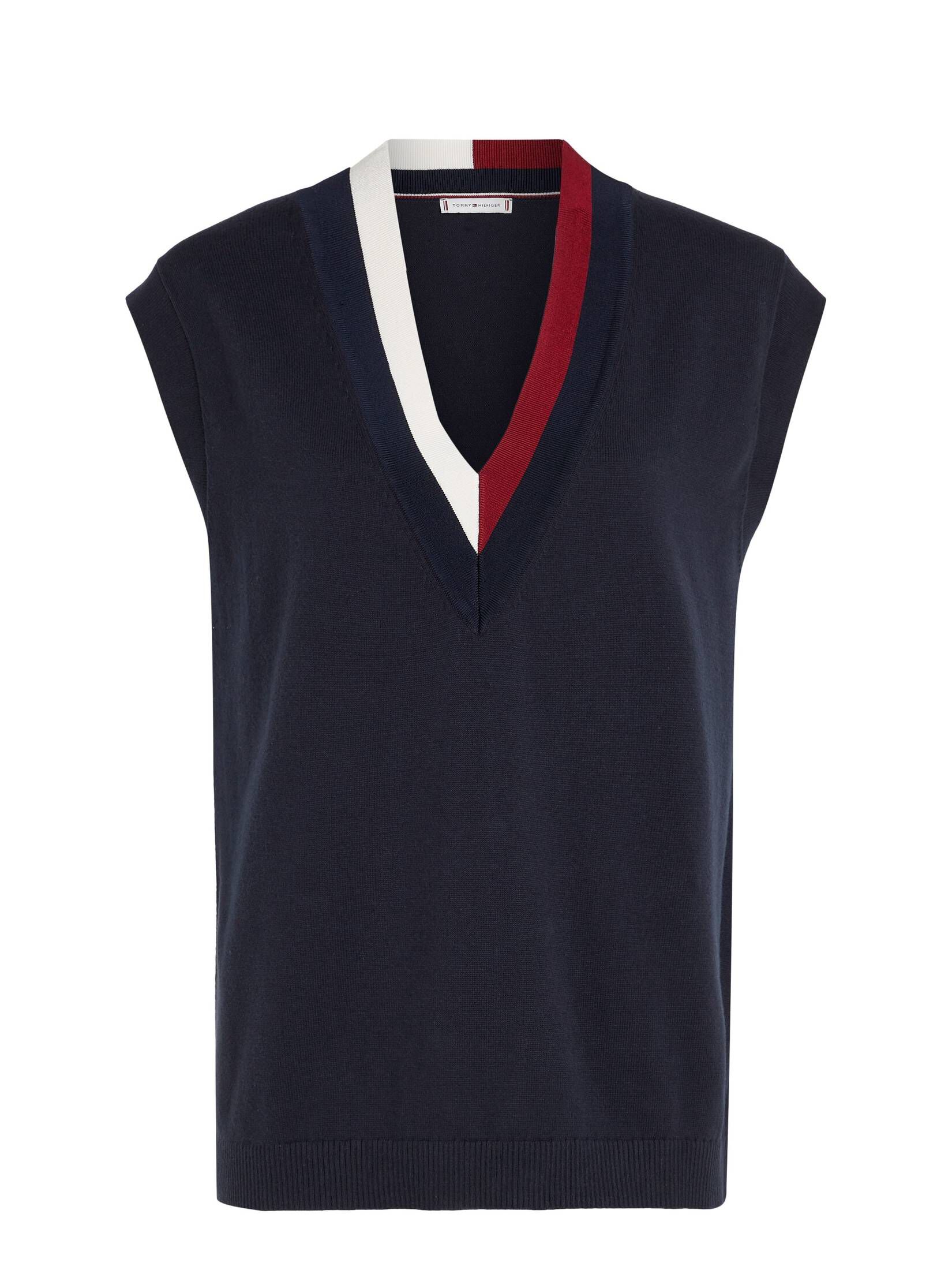 Tommy Hilfiger| Damen Pullunder GLOBAL STRIPE SWEATER VEST