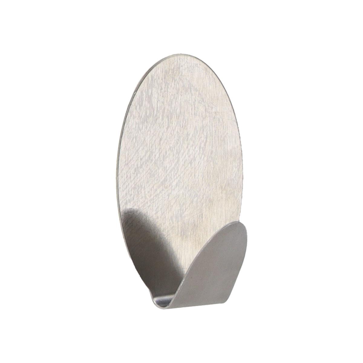 CROCHET ACIER INOXYDABLE 3M OVAL CHROME