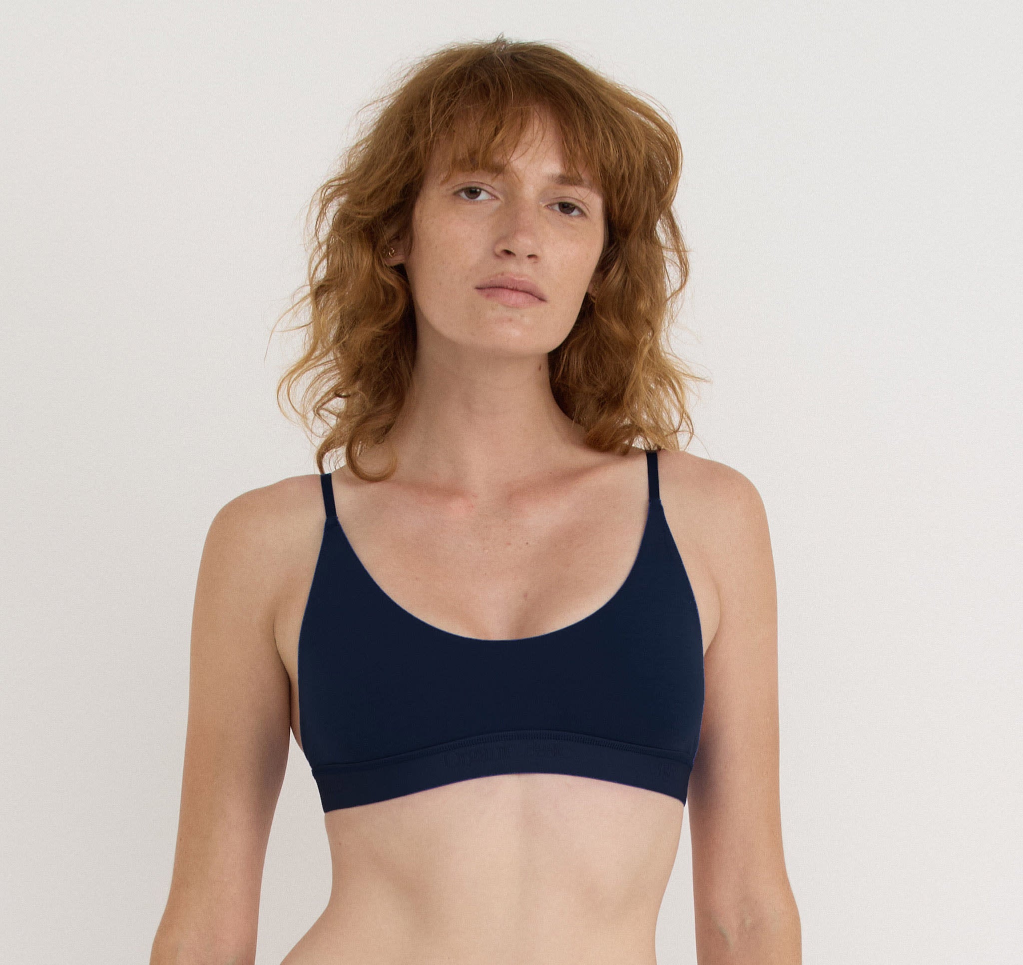 ORGANIC COTTON<br>Core Open Back Scoop Bralette