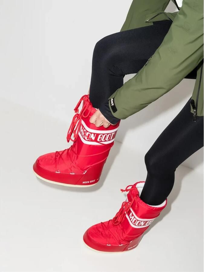 Moon Boot Moonboot Icon Nylon snowboots rood