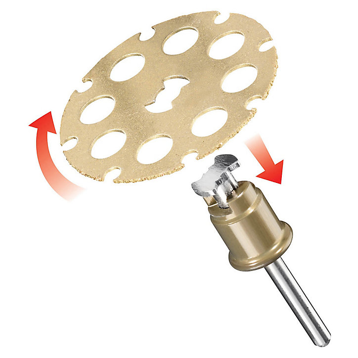 Disque bois à tronçonner Dremel SpeedClic 38 mm