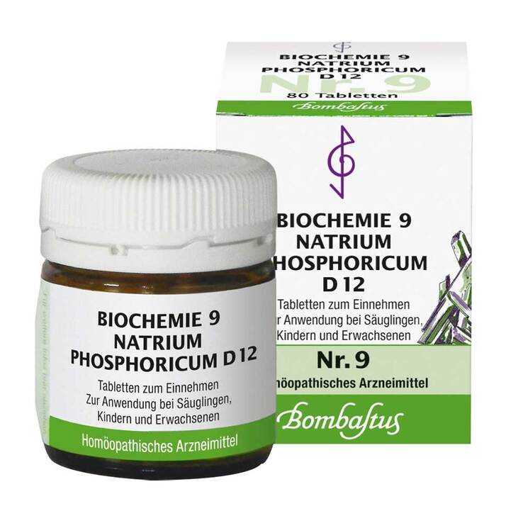 Biochemie 9 Natrium phosphoricum D 12 Tabletten, 80 St