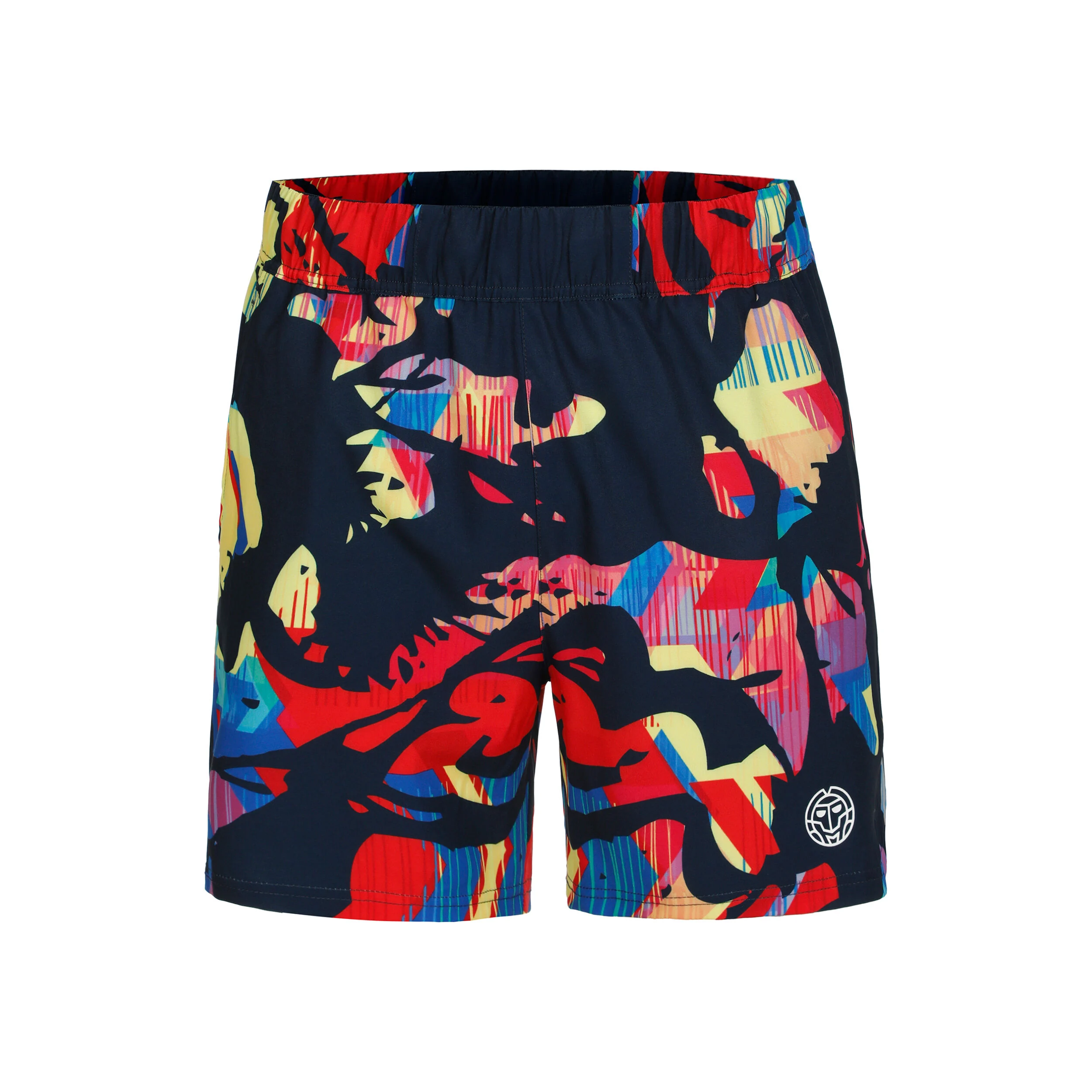 BIDI BADU Wild Arts 7 Inch Shorts Hommes - Bleu Foncé , Multicouleur
