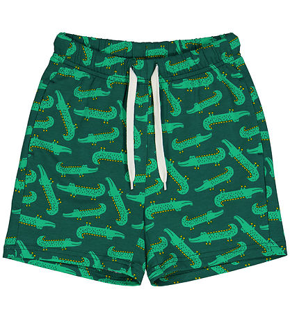 Freds WoRød Shorts - Krokodille - Cucumber