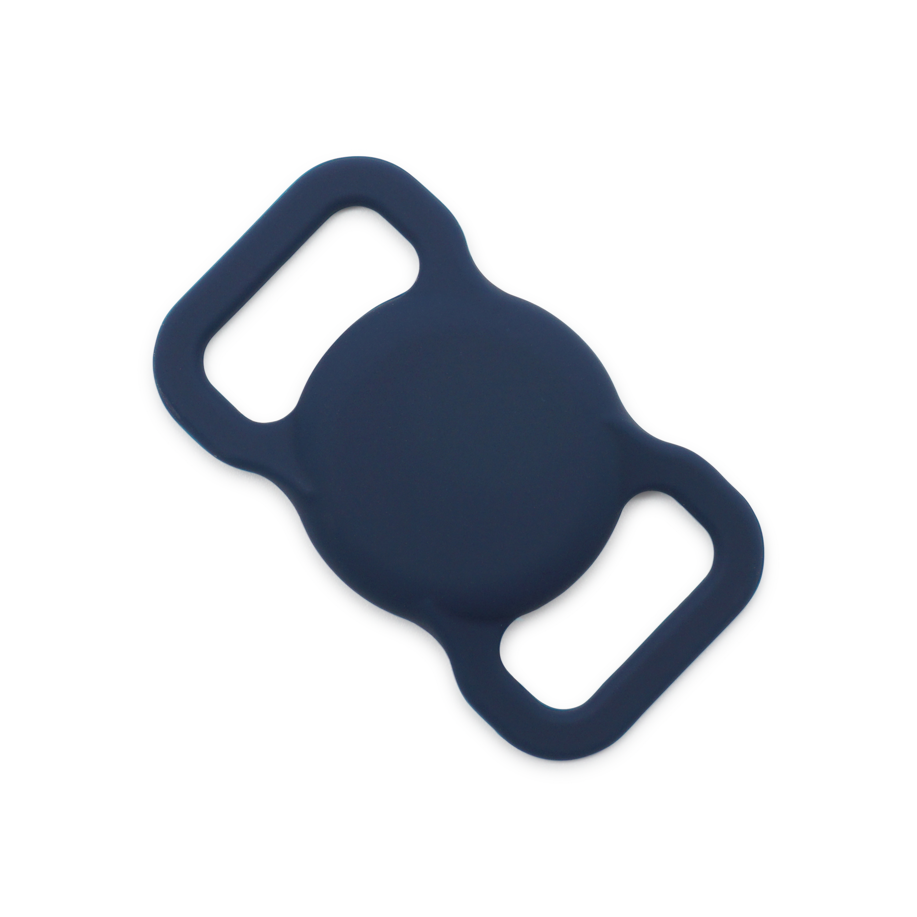 Apple AirTag Silikon Case Hülle Halsband Halterung für Haustiere (Hund / Katze) - Dunkelblau