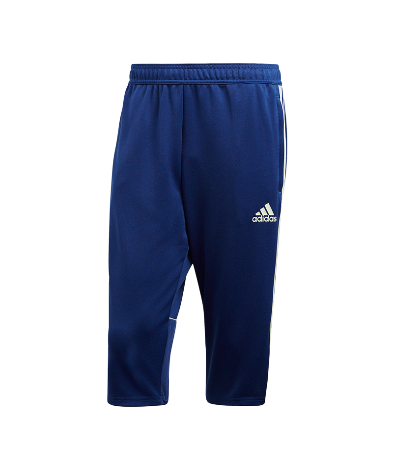 adidas Tango Training 3/4 Pant Blau Weiss