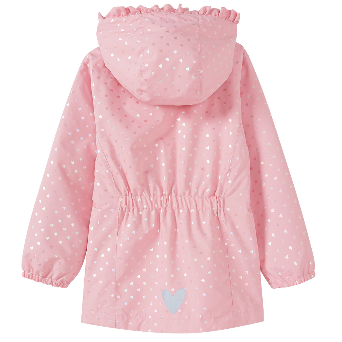 Topolino Mädchen 3-in-1 Jacke mit Herzen rosa