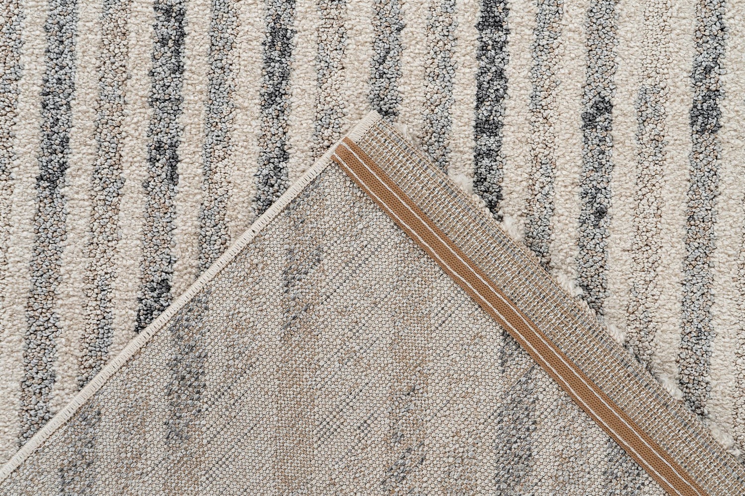 Laagpolig vloerkleed Regalia Beige / Grijs 10 mm Modern 80 x 150 cm