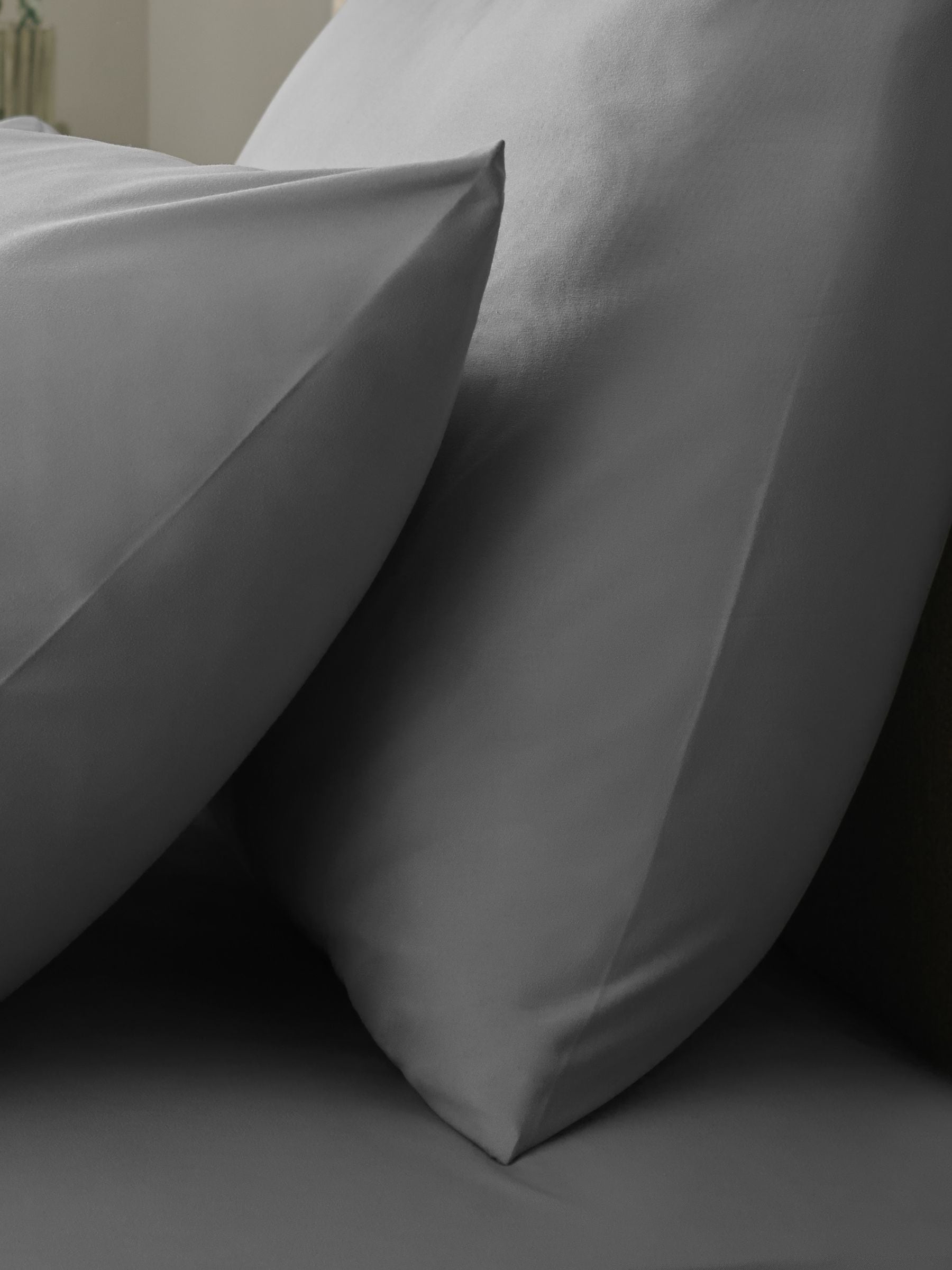 Set van 2 strijkvrije Simply Soft kussenslopen voor het hele gezin