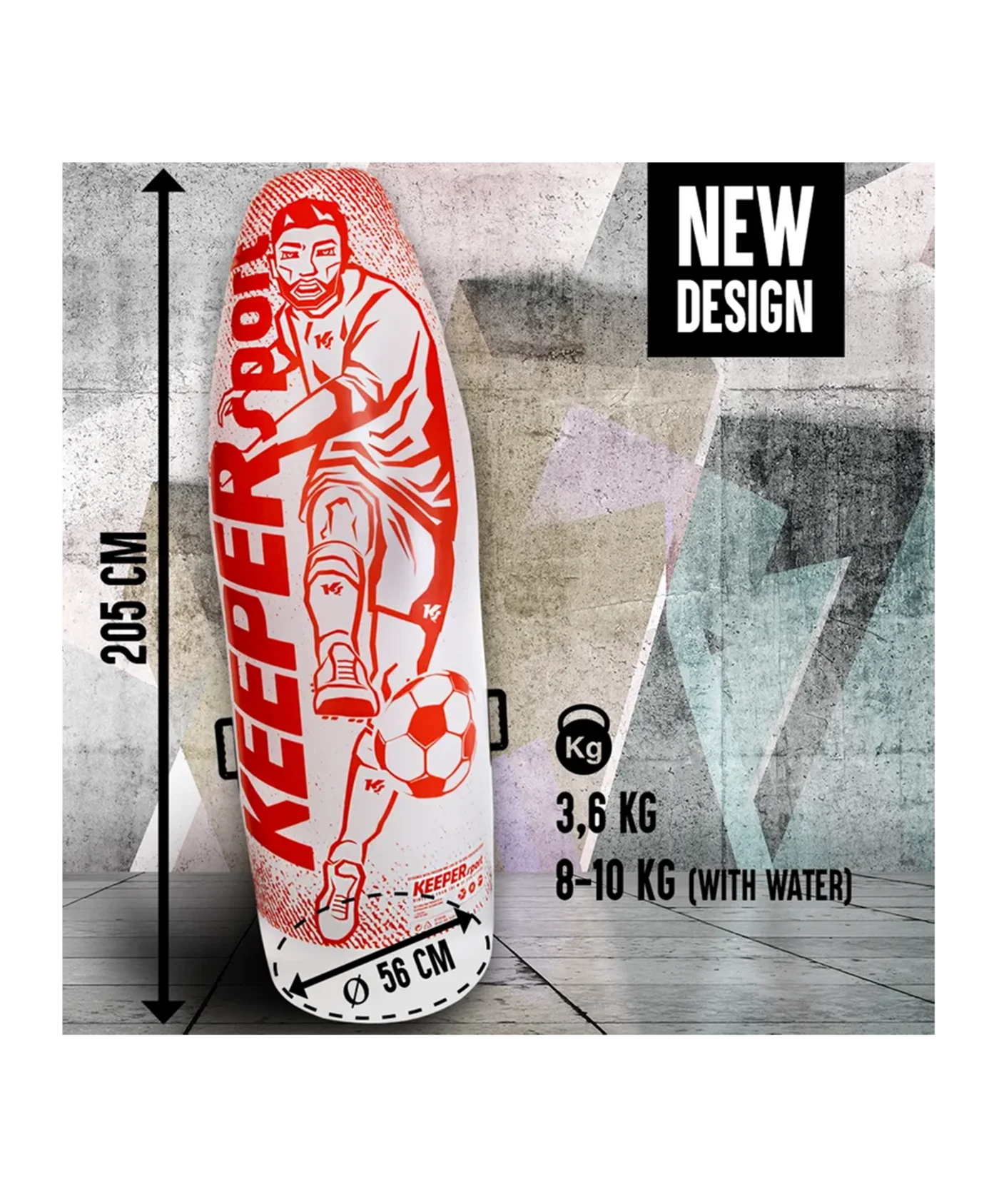 KEEPERsport KEEPERDummy für Training Rot F120