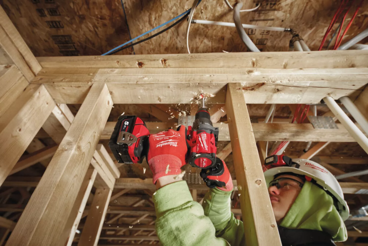 Milwaukee M18 FDD3-502X FUEL™ boorschroefmachine (2x 5.0 Ah accu) in HD box - 158Nm - 18V