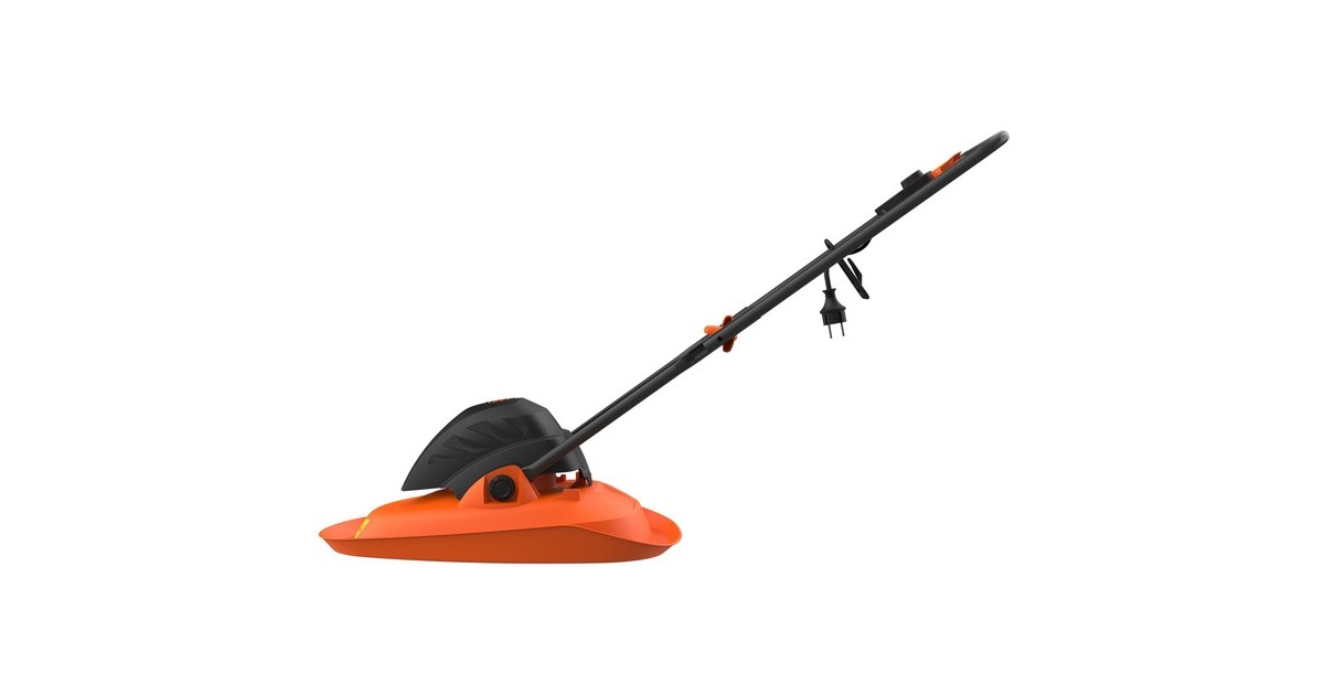 BLACK+DECKER1200W 30cm zweefmaaier grasmaaier  (Oranje/zwart)