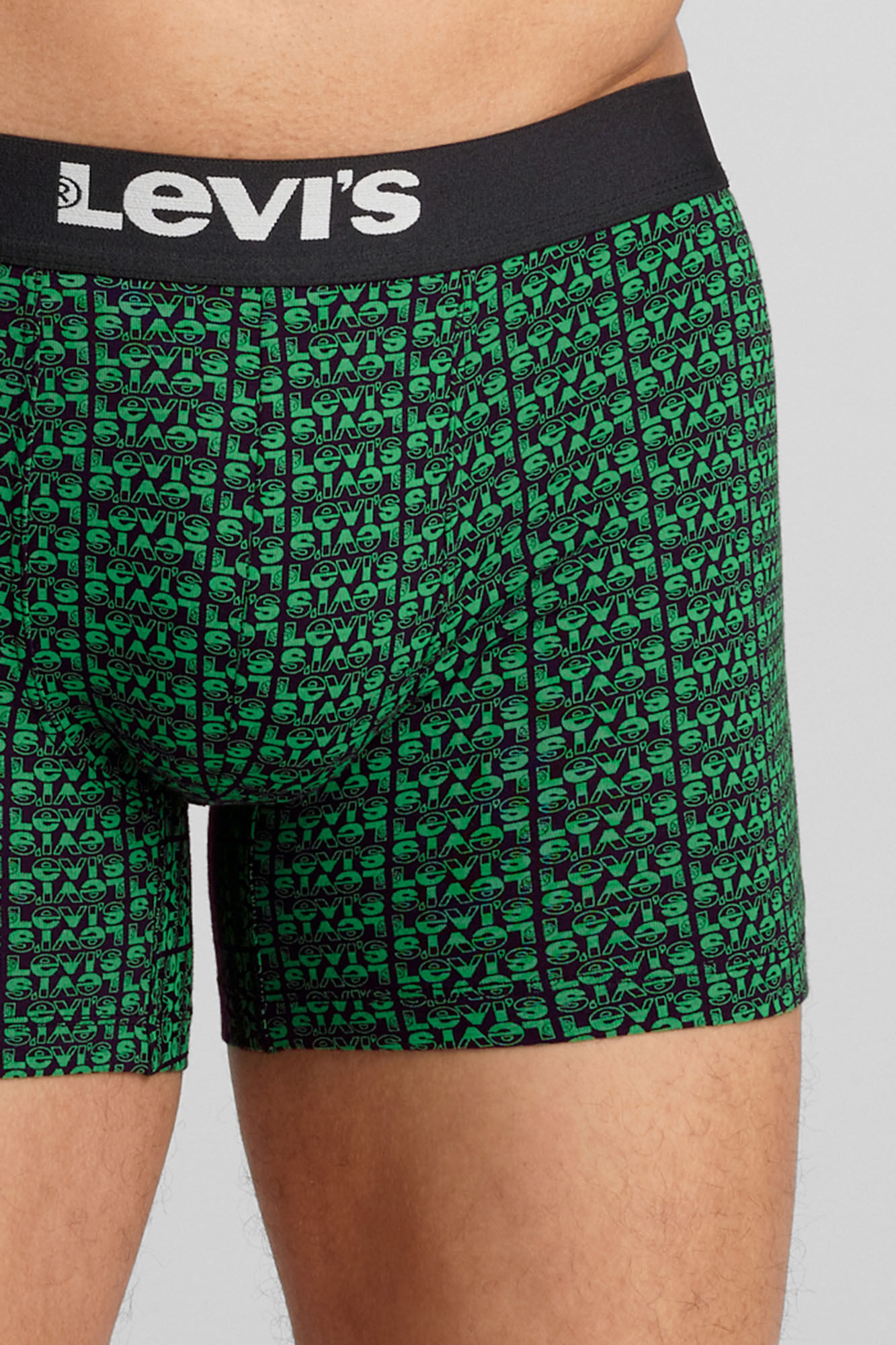 Pacote com 3 cuecas boxer de algodão Levi's