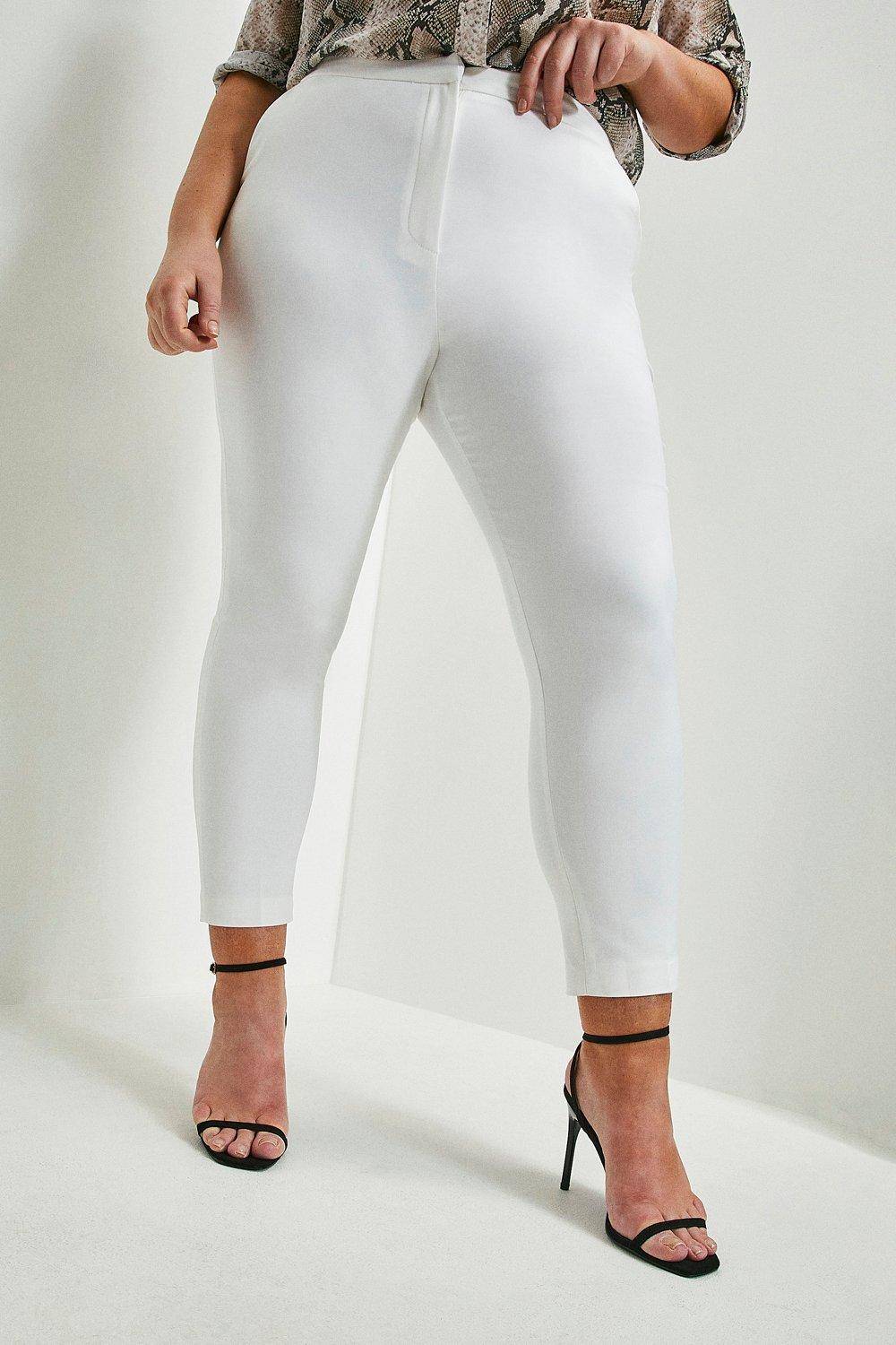 KarenMillen Pantalon tissé techno essentiel grande taille