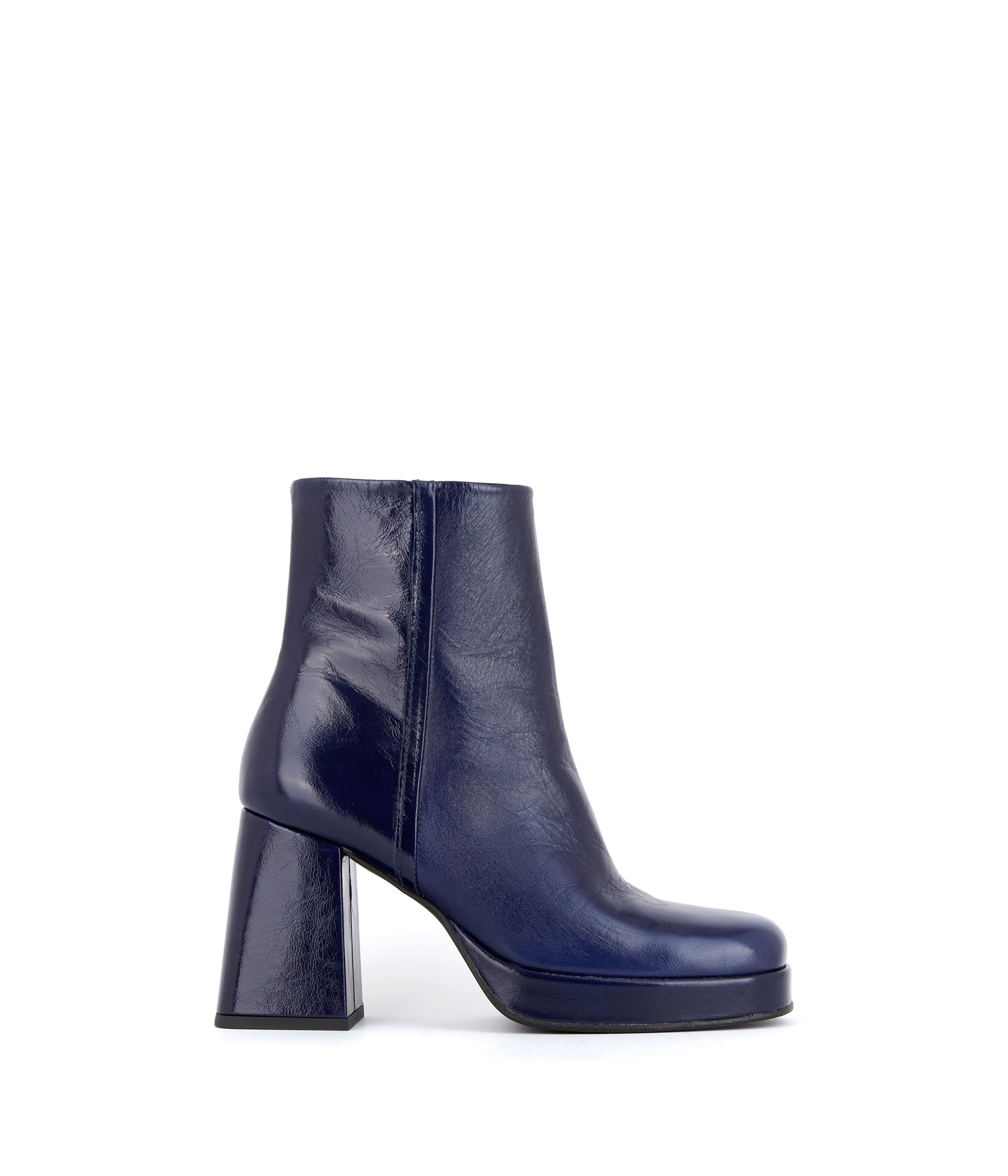 Boots bleues plateforme Athenais