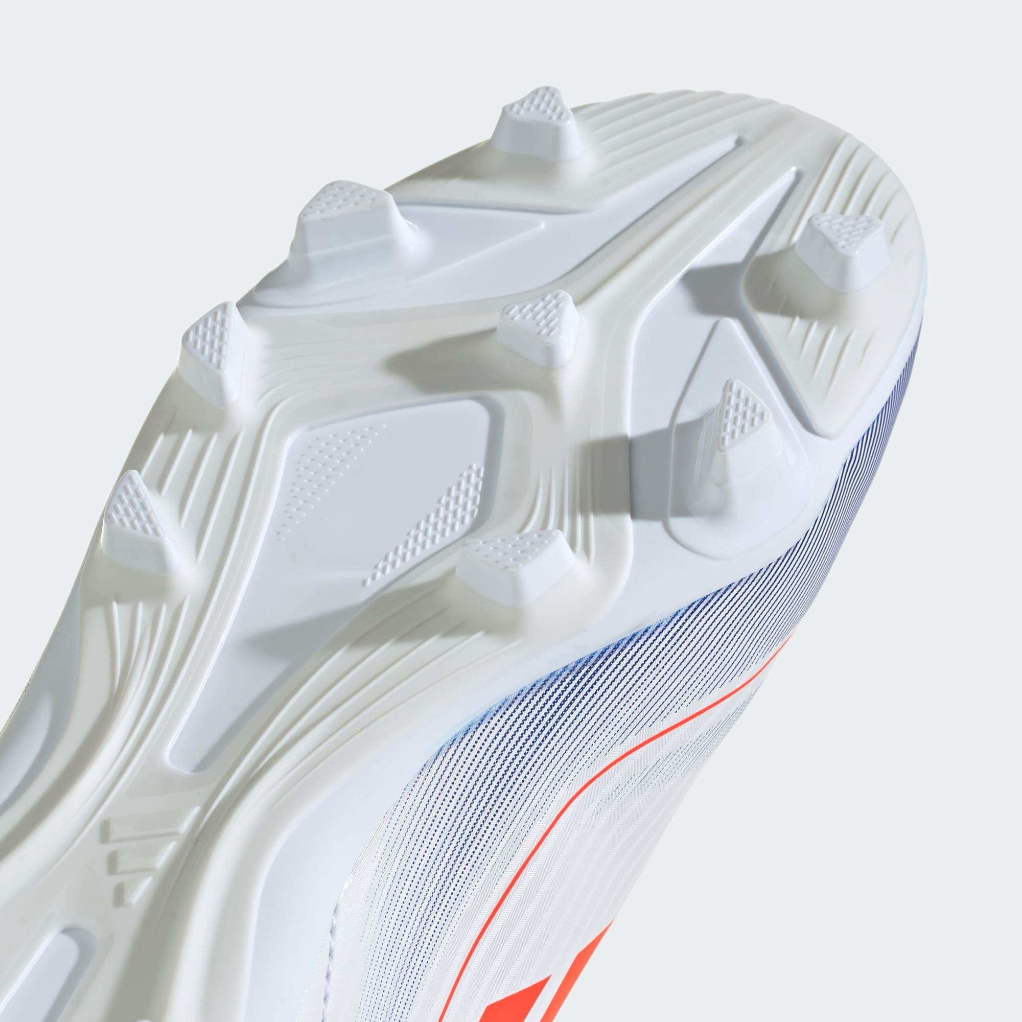 F50 Club FxG Junior Cloud White/Solar Red/Lucid Blue