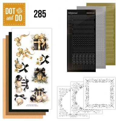 Hobbydots - Dodo-285 - Dot en do - Berrie's Beauties - Golden Whisper - Kerst