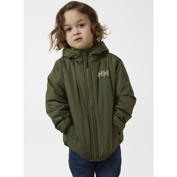 Veste HELLY HANSEN K CHAMP REVERSIBLE JKT UTILITY GREEN