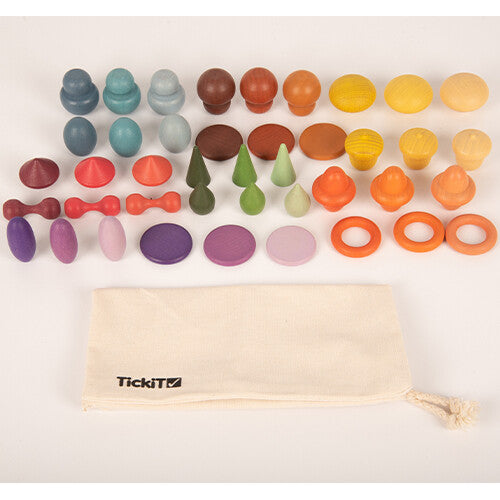 Tickit speelfiguren met symbolische kleuren - 42st