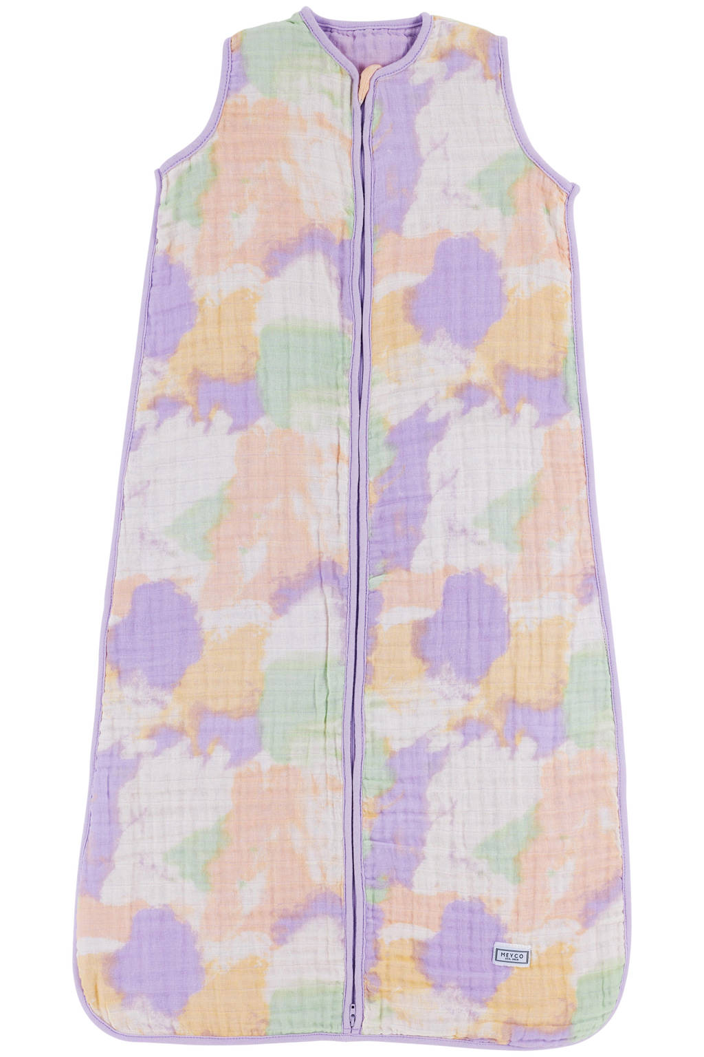 Fijne zachte slaapzakhydrofiele zomerslaapzak tie-dye soft lilac