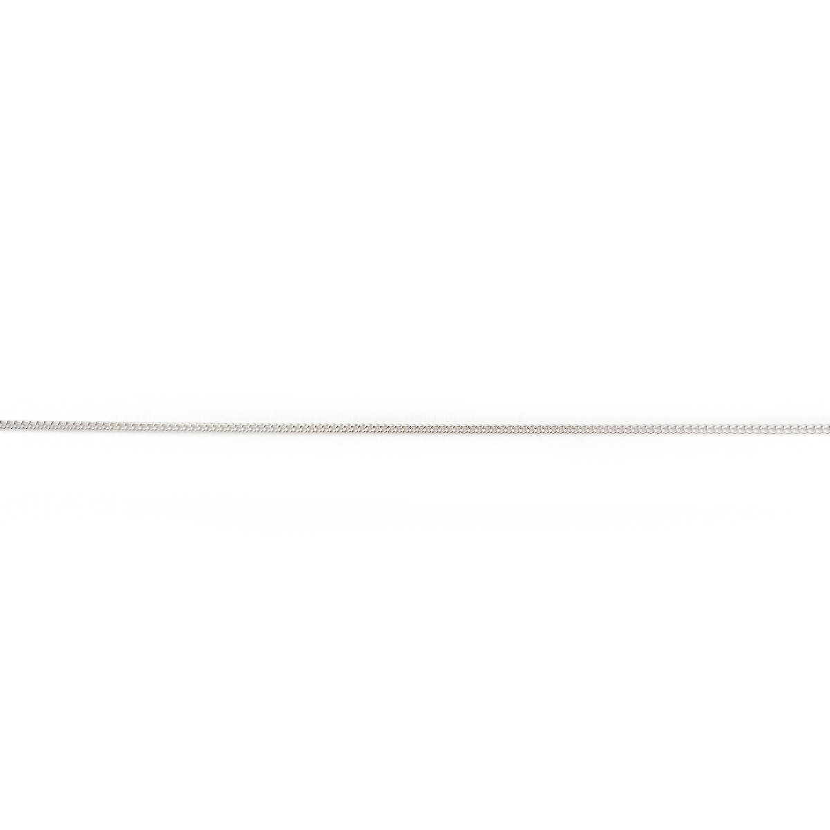 Collier d'occasion or 750 blanc diamants 45 cm