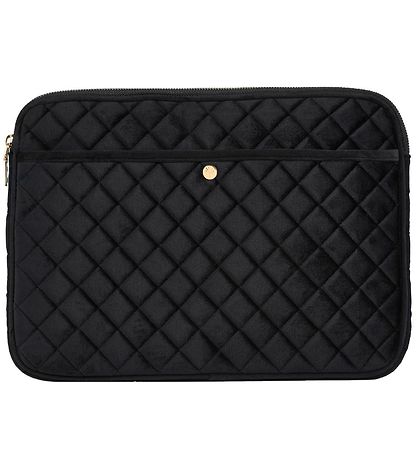Fan Palm Laptoptasche - Velours - Quilted Black