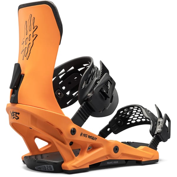 Fixation snowboard YES SELECT BRIGHT ORANGE