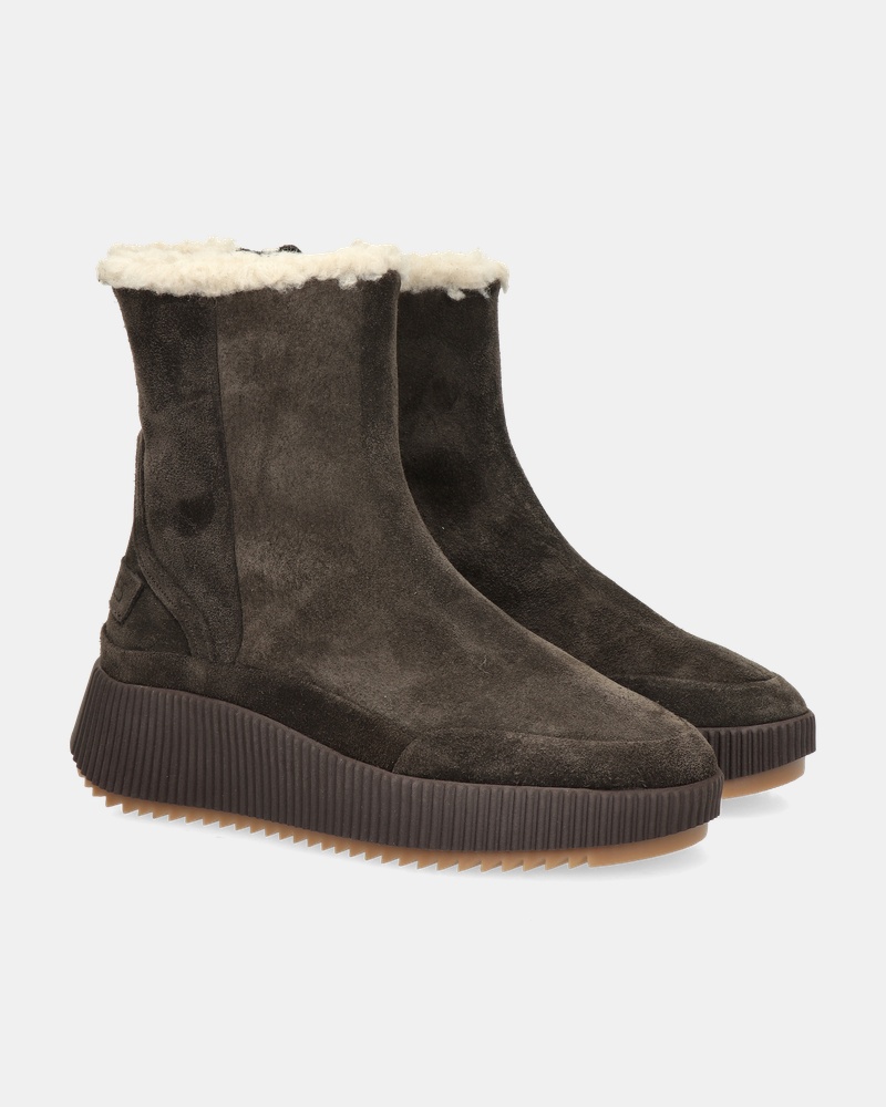 Shabbies Amsterdam Chavi Gevoerde boots  - bruin