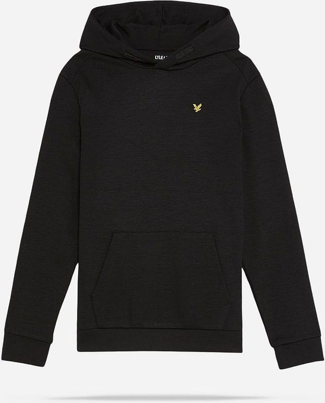 Lyle & Scott - Brushback Fleece Hoodie - Zwart - Voor Jongens