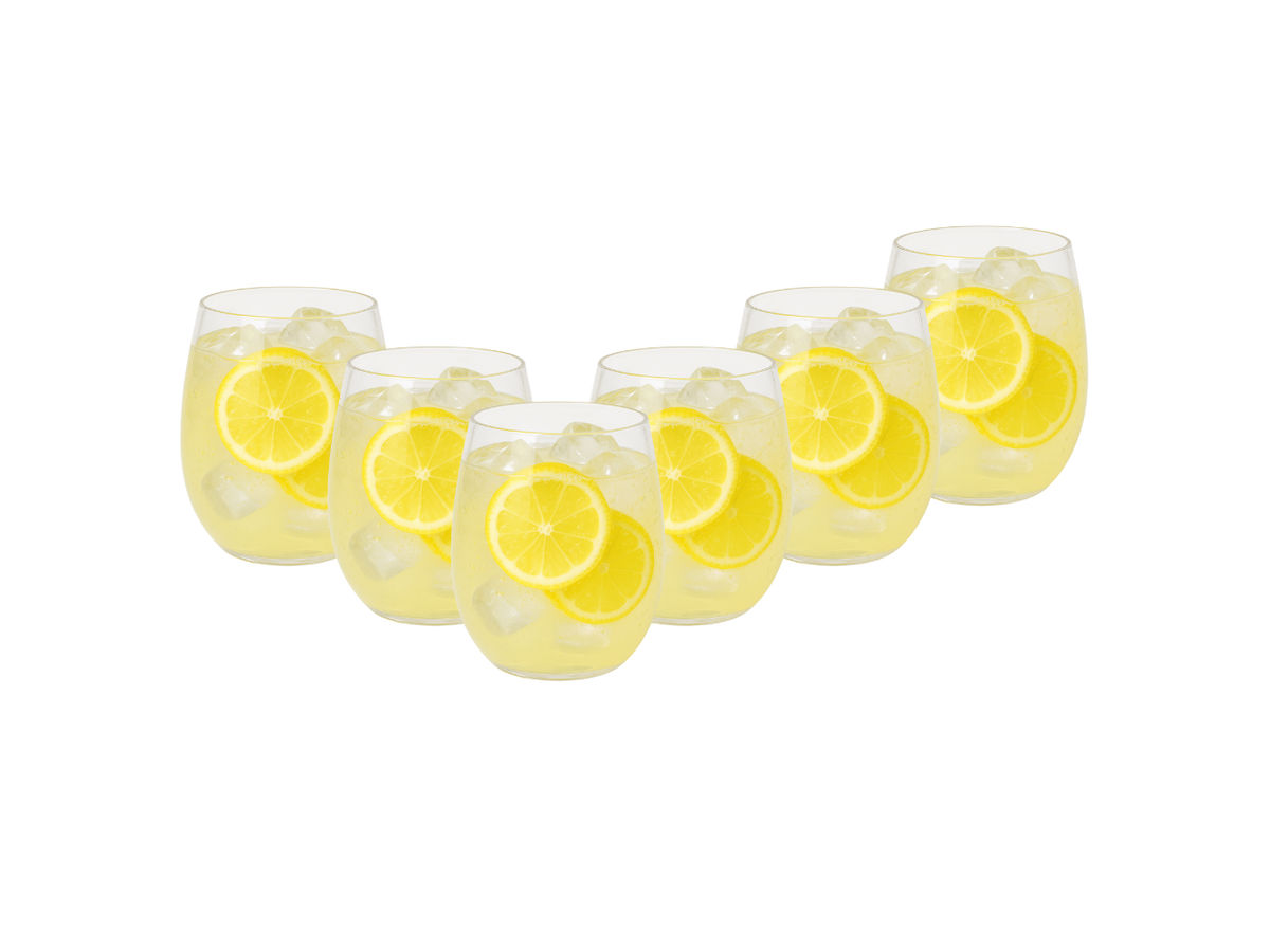 OTIX Oceani 400 ml kunststof drinkglazen - Set van 6