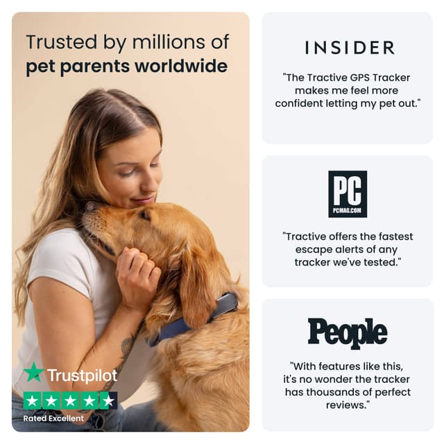 Tractive Dog 6 GPS-tracker (sort)