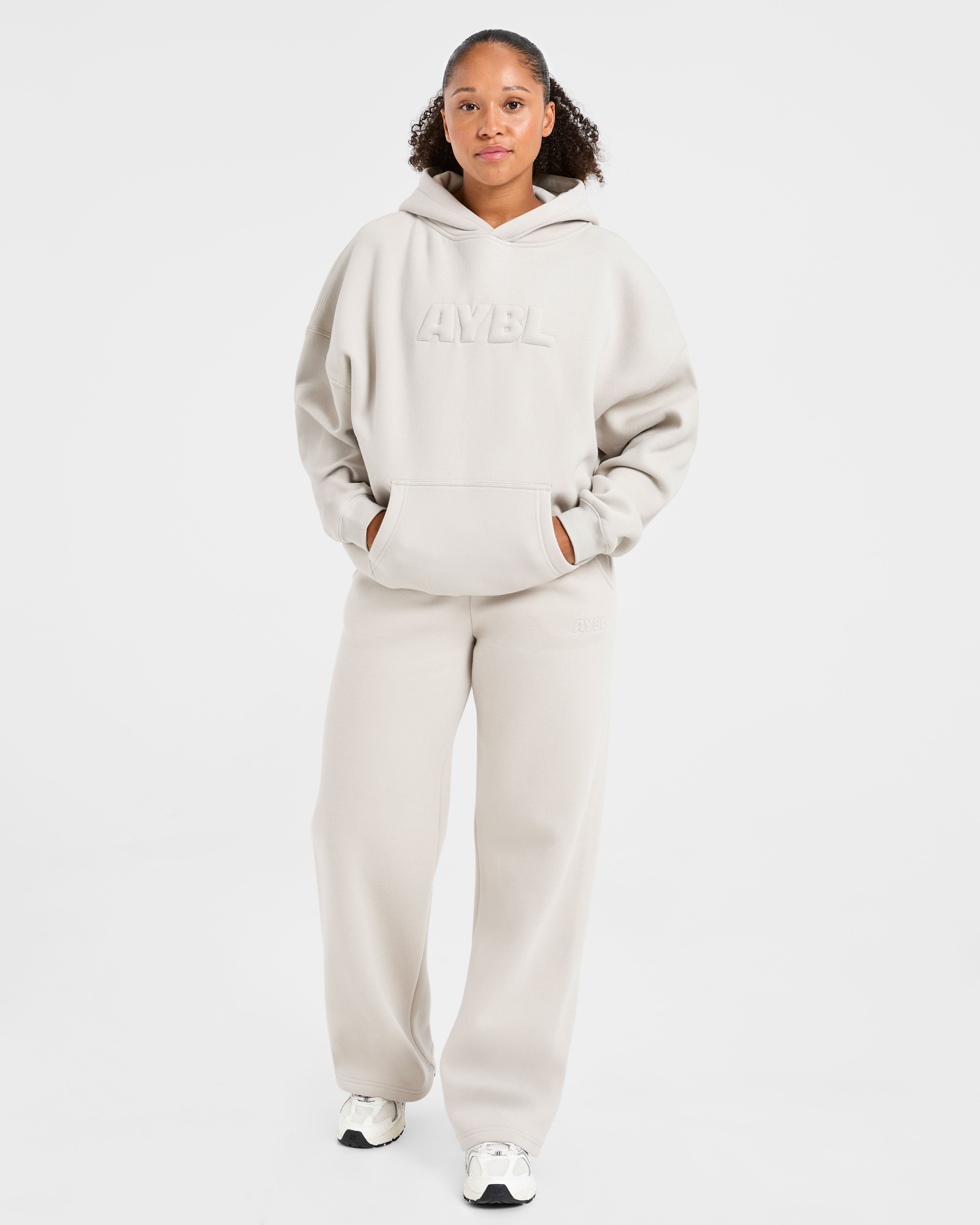 Classic Plush Oversized Straight Leg Joggers