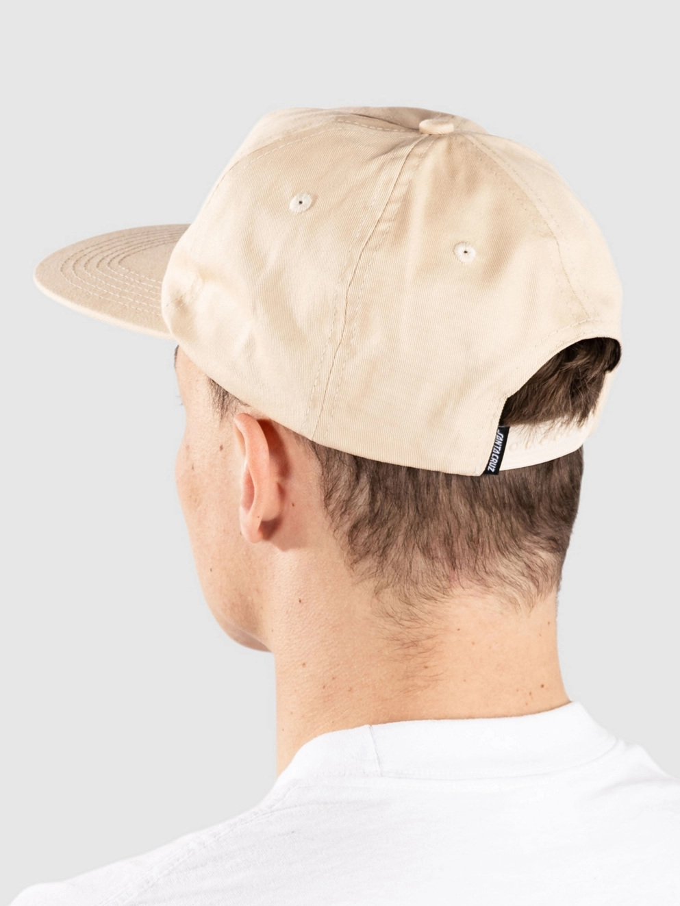 Santa Cruz Salba Eyes Dot Snapback Cap vanilla