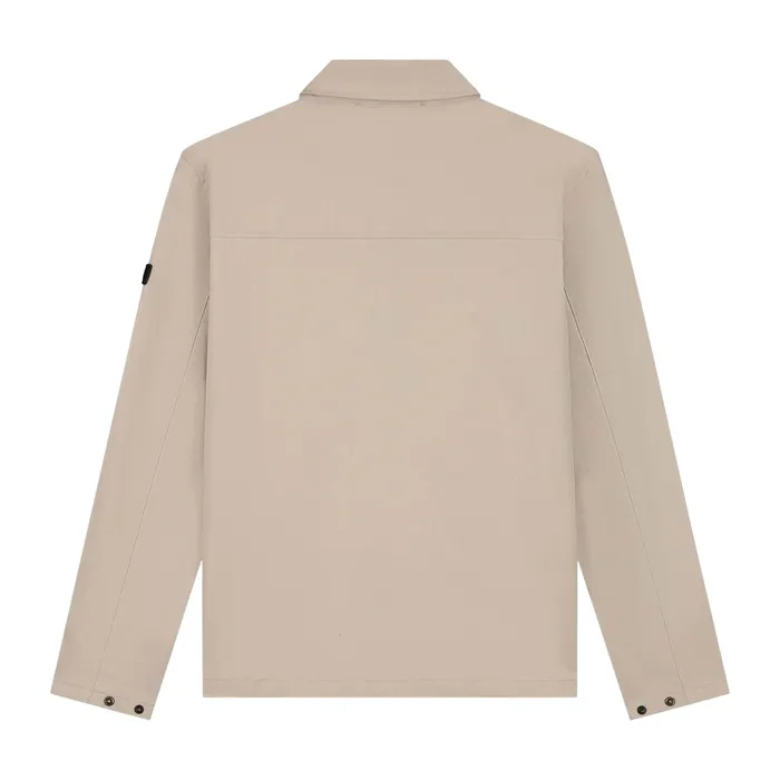 Malelions Cotton Zip Overshirt Heren