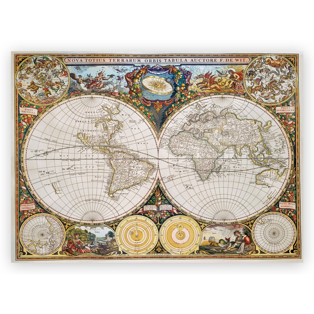 Puzzle Wood Craft - Ancient World Map - 1000 Pièces