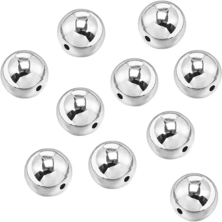 Knorr Prandell Wachsperlen, silber, 5mm, 50 Stück