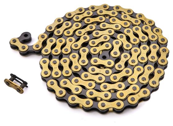 BMX CHAINE OR 1/2 x1/8  ACIER KHEBIKES