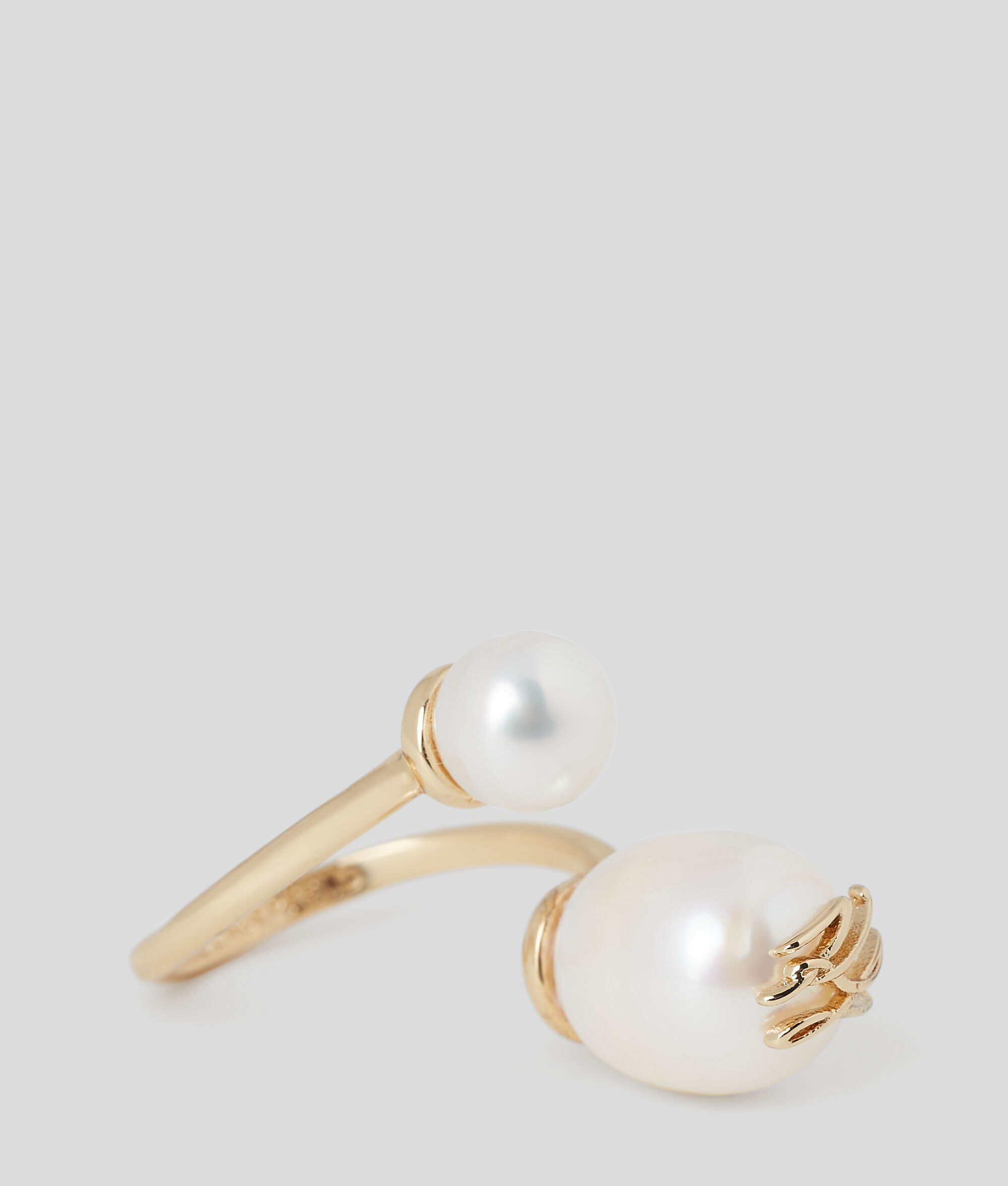 BAGUE ENVELOPPANTE AVEC PERLES K/AUTOGRAPH