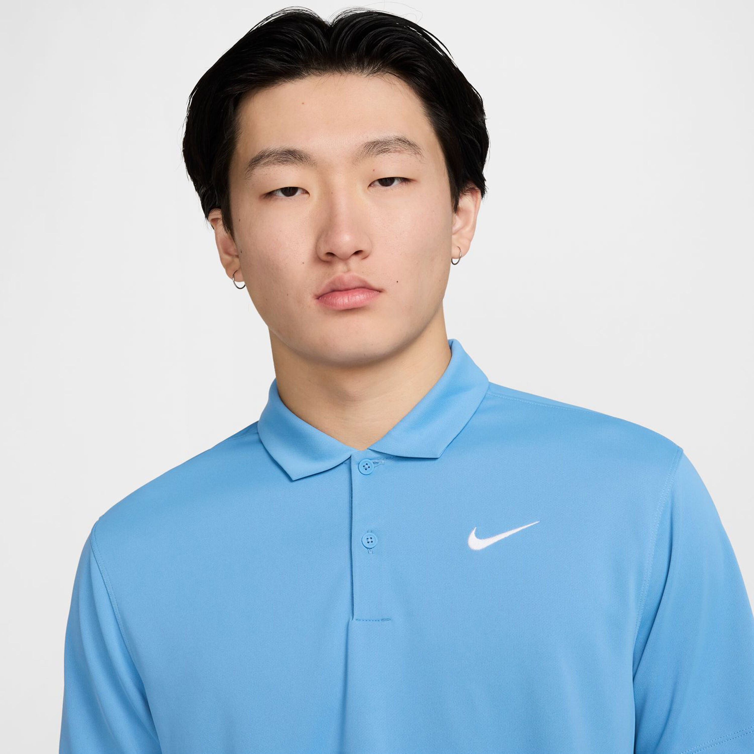 Nike Court Dri-Fit Solid Polo Hommes - Bleu
