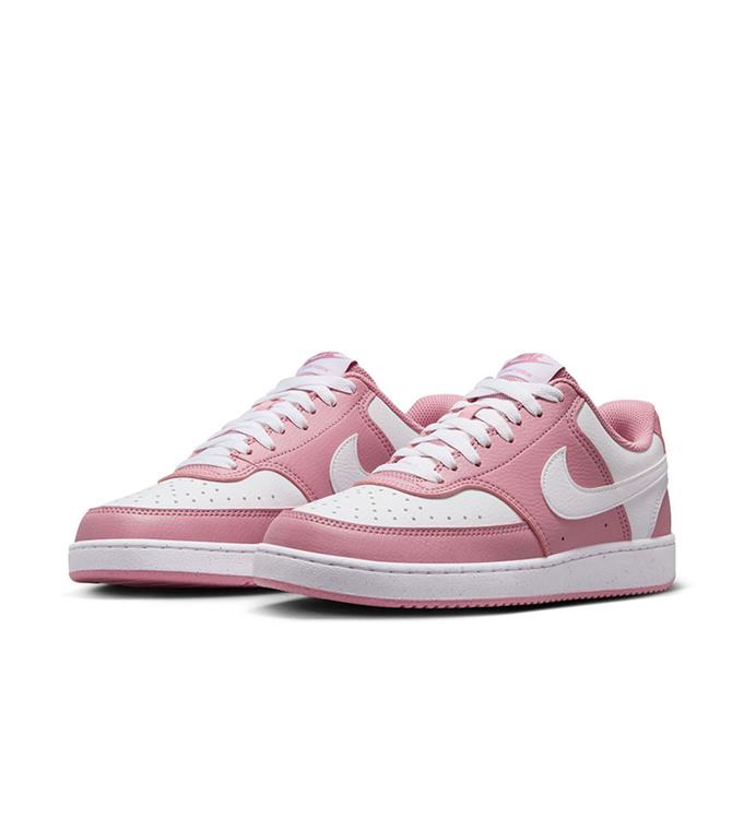 Nike Women Court Court Vision Low Next Nature Sneakers ELEMENTAL-PINK-WHITE