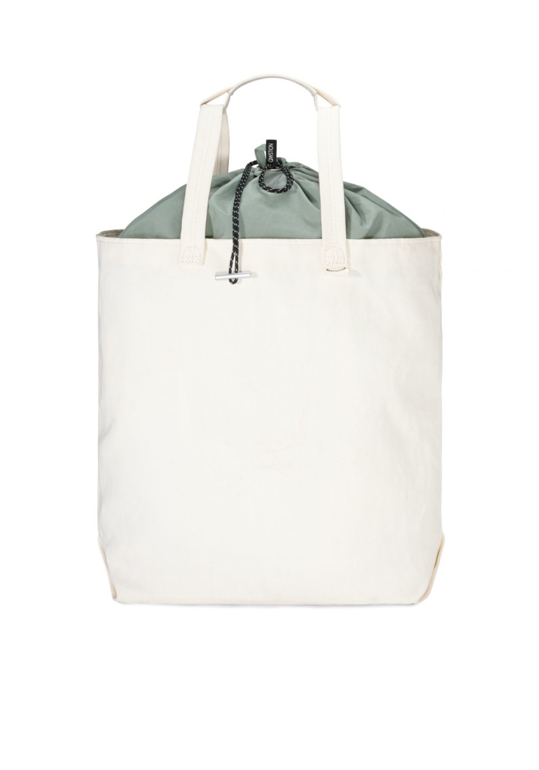 Qwstion Bananatex Tote Bag Large Natural White Heron