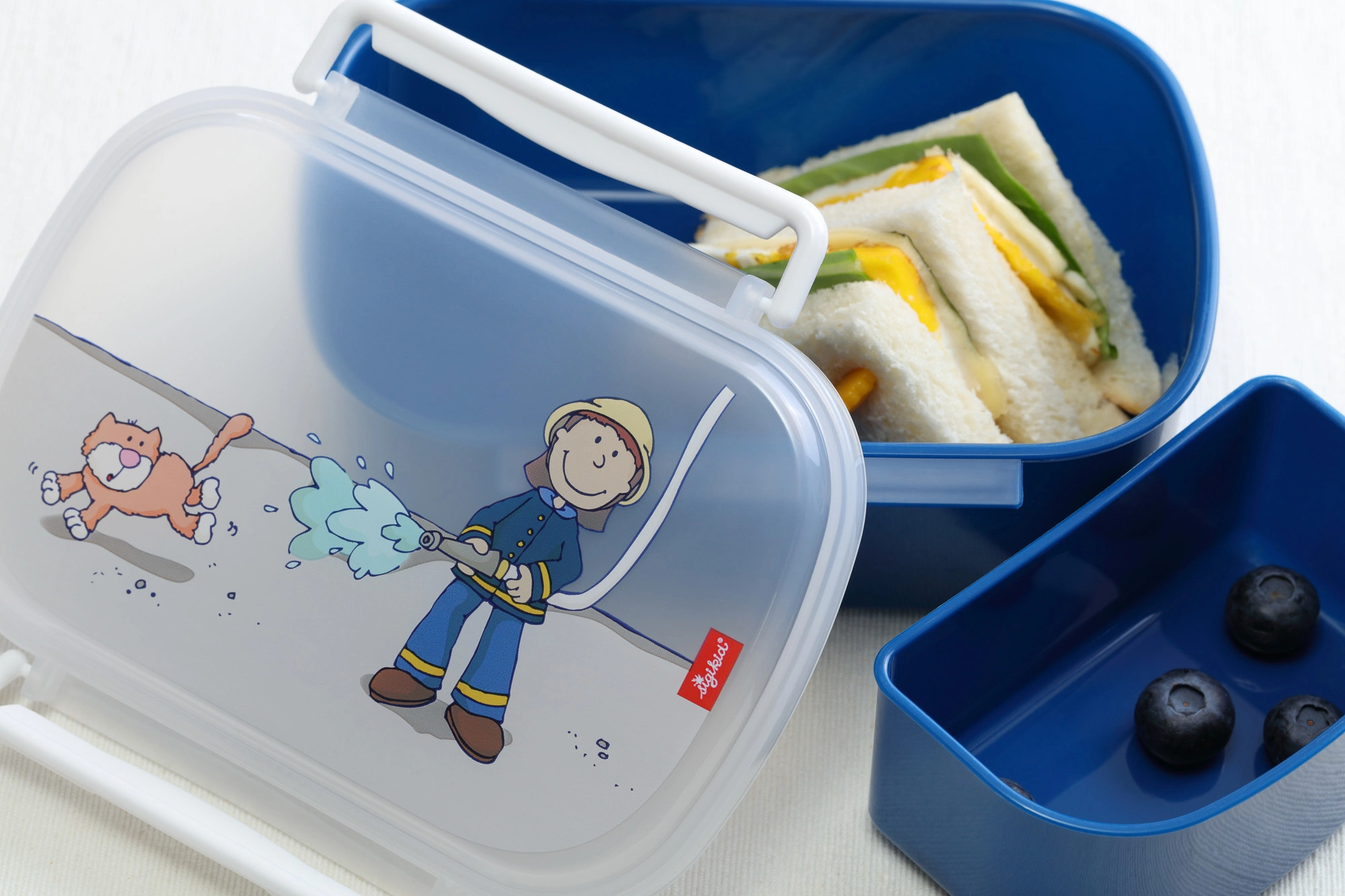Brotdose FRODO FIREFIGHTER in blau